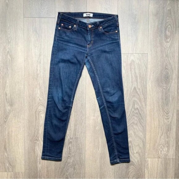 Acne Studios Kex Soft Raw Straight Leg Skinny Jeans Dark Wash Low rise Size 27 - Picture 3 of 15